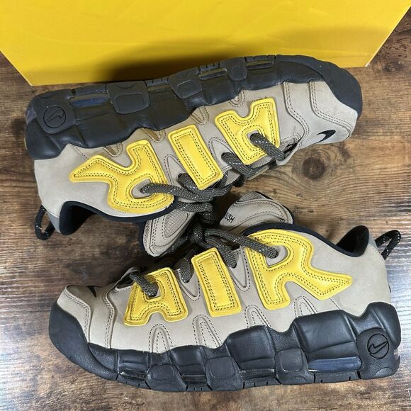 Size 11.5 - AMBUSH x Nike Air More Uptempo Low Vivid Sulfur Limestone FB1299-200 - Picture 5 of 9